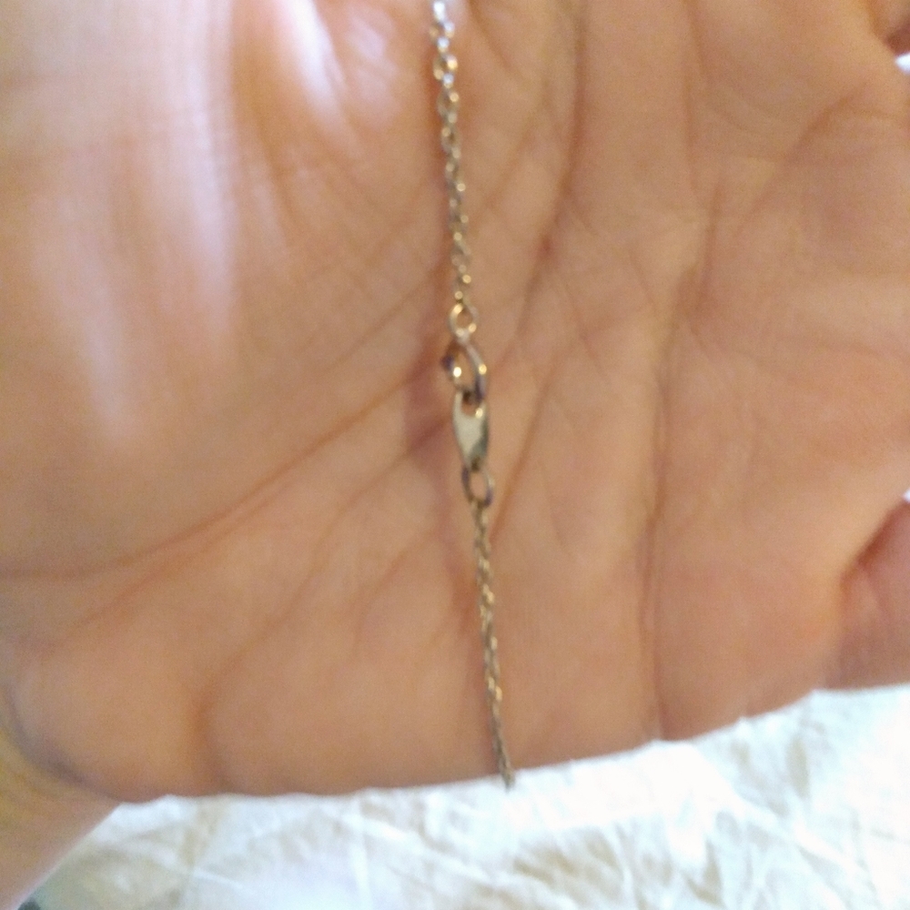Horseshoe CZ Necklace - Picture 4 of 5